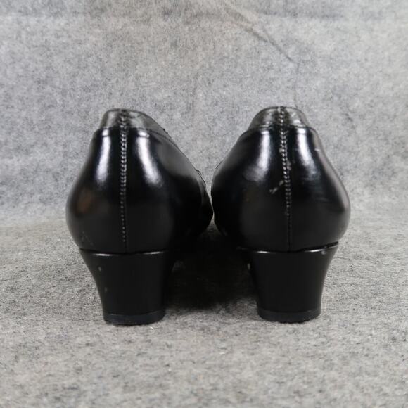 Hush Puppies Shoes Womens 8.5 Pump Loafer Slip On Fashion Cap Toe Retro Classic - Picture 6 of 14